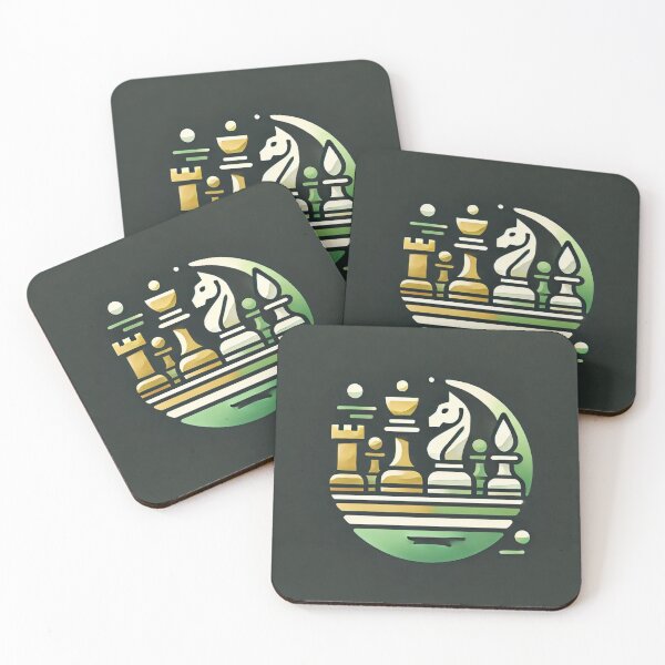 Item preview, Minimalist Chess Art – Abstract King & Queen Strategy Illustration designed and sold by dremneaw.