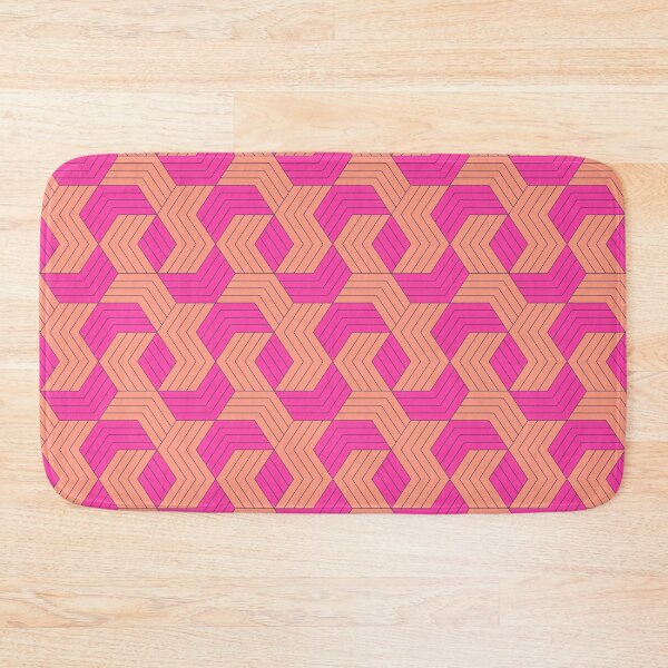Item preview, Vibrant Pink Beehive Grid - Geometric Shape Pattern - Birthday Gifts For Her designed and sold by RoyalStarsPatts.