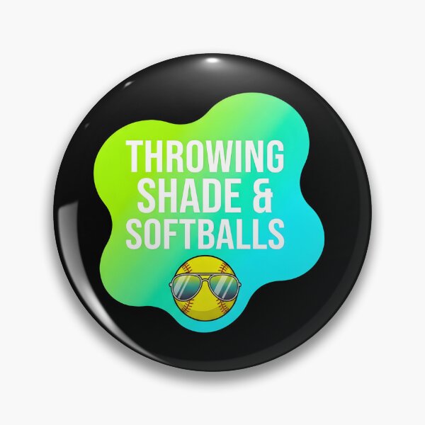 Item preview, Throwing shade and soft balls | Softball designed and sold by SocialStaticz.