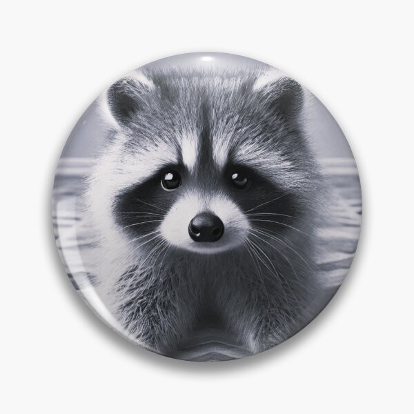 Item preview, Whimsical Raccoon – Big Eyes Charm designed and sold by Dogandesighn.