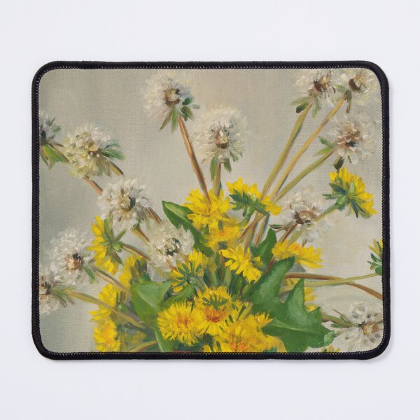 Item preview, Dandelion Fluff and Summer Blooms - Original Oil Painting designed and sold by JurateArt-DK.