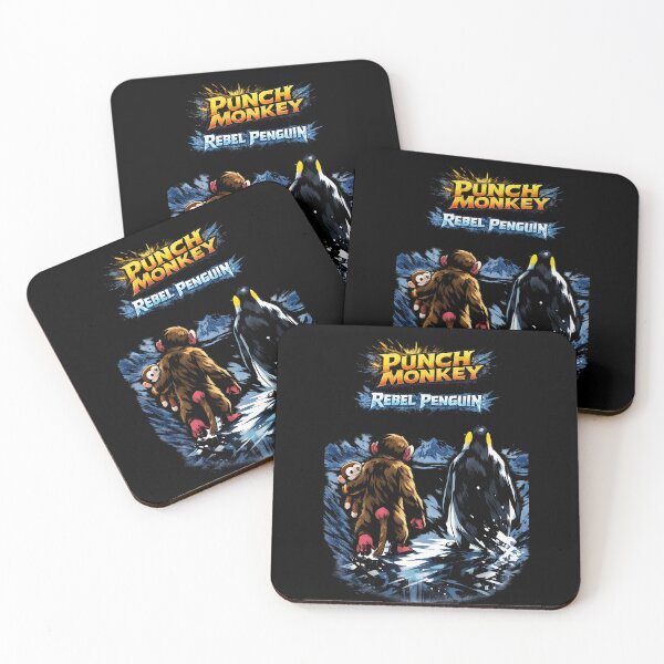 Item preview, Punch Monkey & Rebel Penguin – Epic Ice Adventure Comic Art designed and sold by Redshop04.