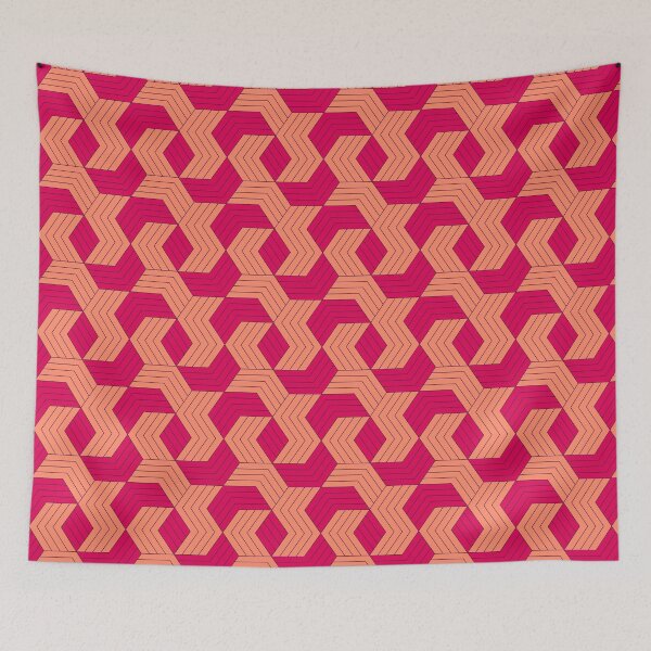 Item preview, Colorful Hive Grid - Geometric Shape Pattern - Birthday Gifts For Mom designed and sold by RoyalStarsPatts.