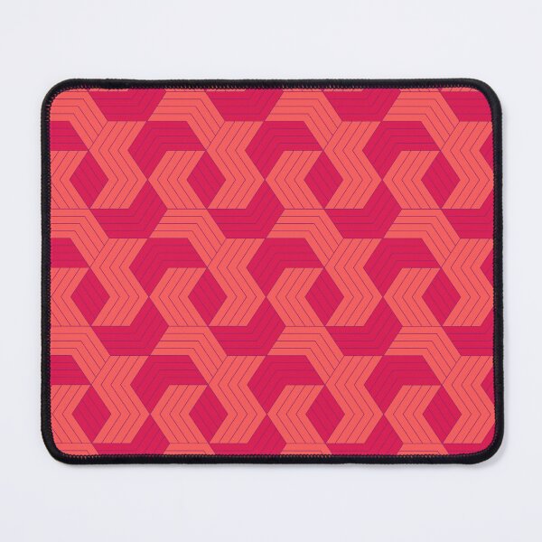 Item preview, Polished Pink Hive Tile - Abstract Shape Pattern - Christmas Gifts designed and sold by RoyalStarsPatts.