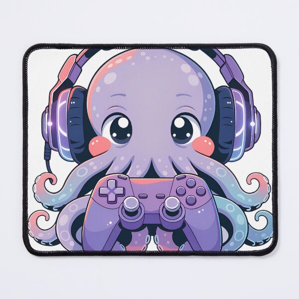 Item preview, Cute Octopus Gamer designed and sold by Bionson Art.