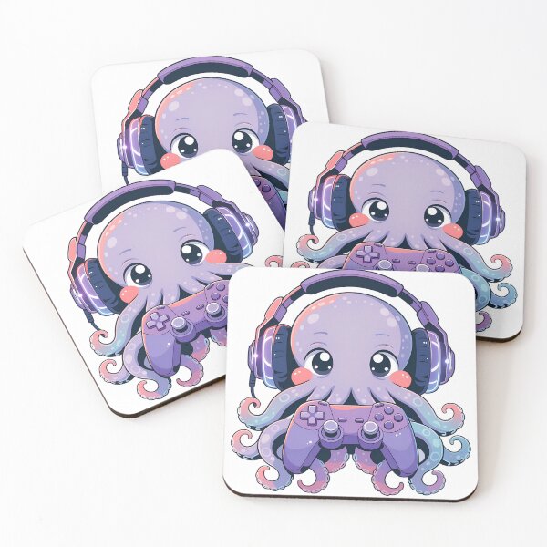 Item preview, Cute Octopus Gamer designed and sold by Bionson Art.