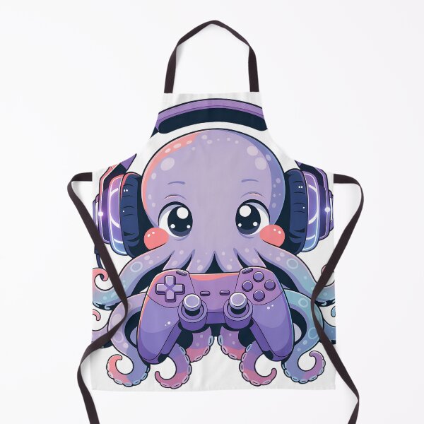 Item preview, Cute Octopus Gamer designed and sold by Bionson Art.