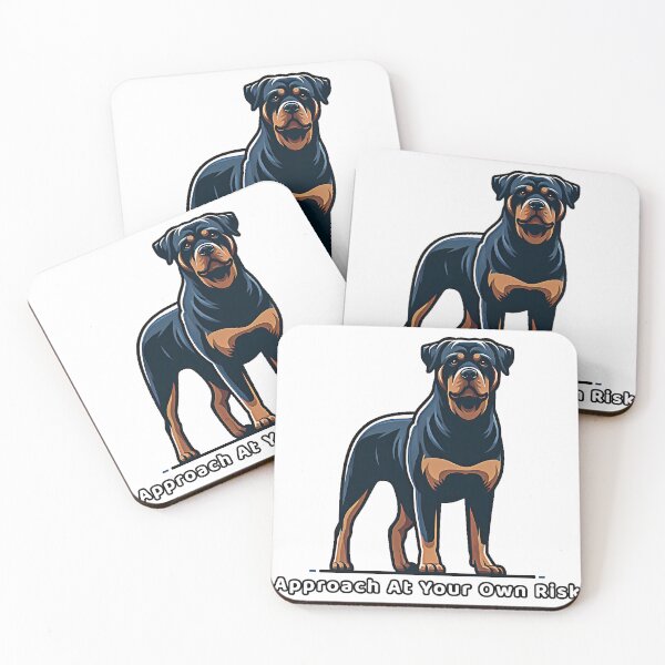 Item preview, Rottweiler Warning Shirt – Approach At Your Own Risk – Funny Guard Dog Gift designed and sold by meesub.