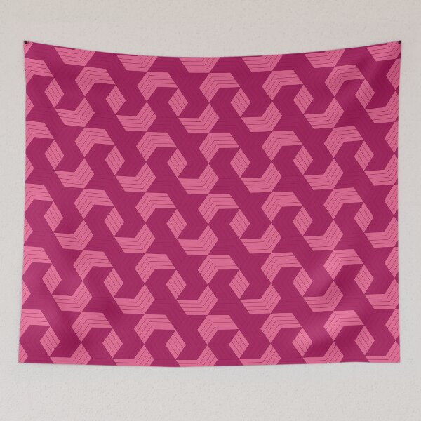 Item preview, Pink Honey Bee Tessellation - Geometric Abstract Pattern - Christmas Gifts For Boyfriend designed and sold by RoyalStarsPatts.