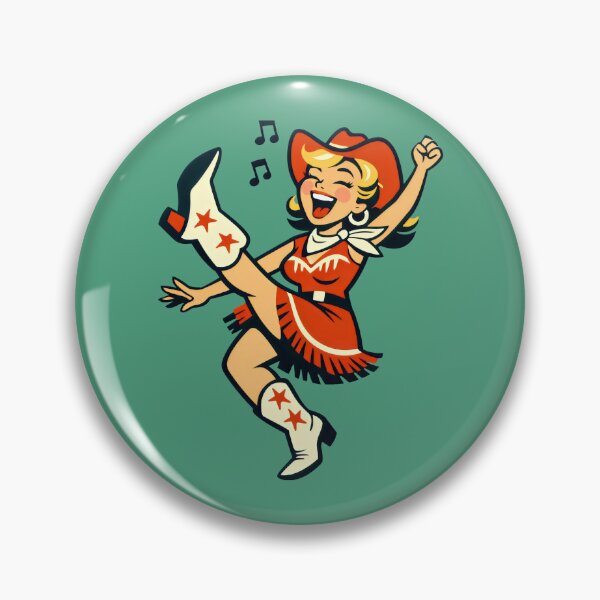Item preview, Joyful Honky Tonk Cowgirl Retro Country Music designed and sold by SplashTastic.