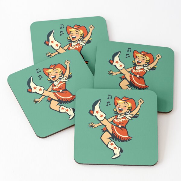 Item preview, Joyful Honky Tonk Cowgirl Retro Country Music designed and sold by SplashTastic.
