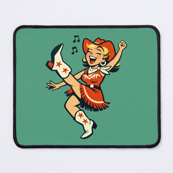 Item preview, Joyful Honky Tonk Cowgirl Retro Country Music designed and sold by SplashTastic.