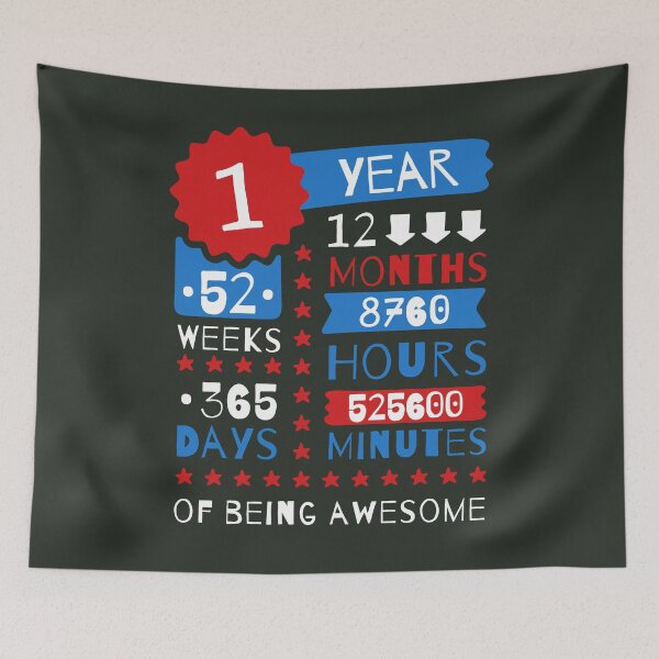Item preview, 1 Year Of Being Awesome - Awesome 1st Birthday Gift Ideas designed and sold by MemWear.