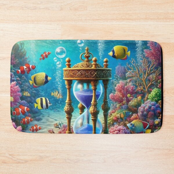 Item preview, Ocean Timekeeper – Surreal Hourglass Underwater designed and sold by Dogandesighn.