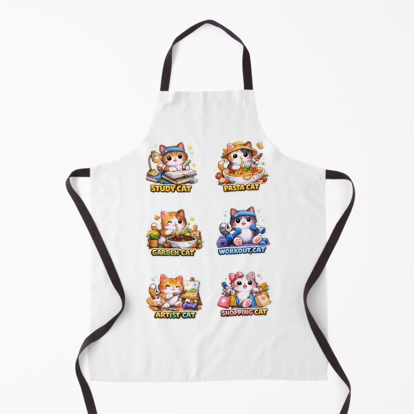 Artikelvorschau, Kawaii-Katzen-Packung (4 Stück) entworfen und verkauft von VictorySticker.