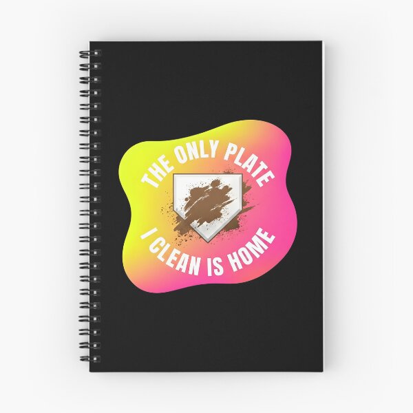Item preview, The only plate I clean is home | Softball designed and sold by SocialStaticz.