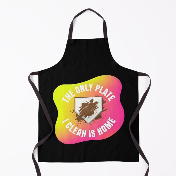 Item preview, The only plate I clean is home | Softball designed and sold by SocialStaticz.