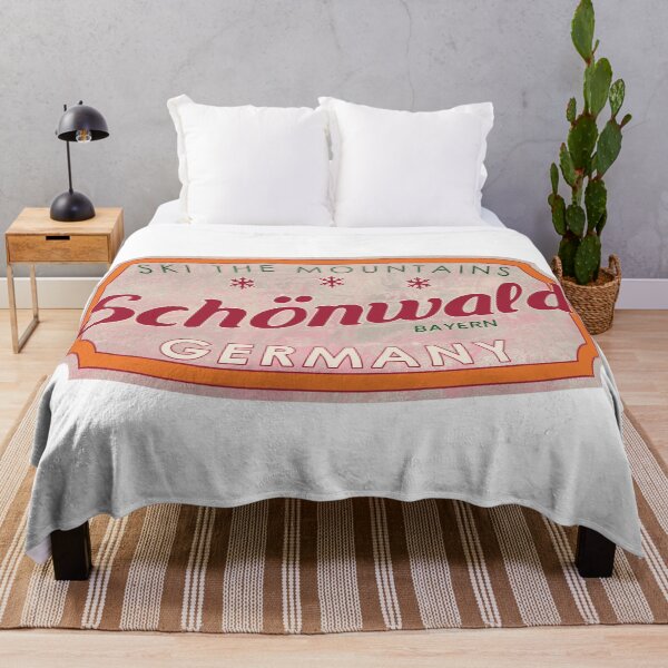 Item preview, Schönwald, Germany, Bavaria, Ski, textured skiing badge designed and sold by Wanderful-roads.