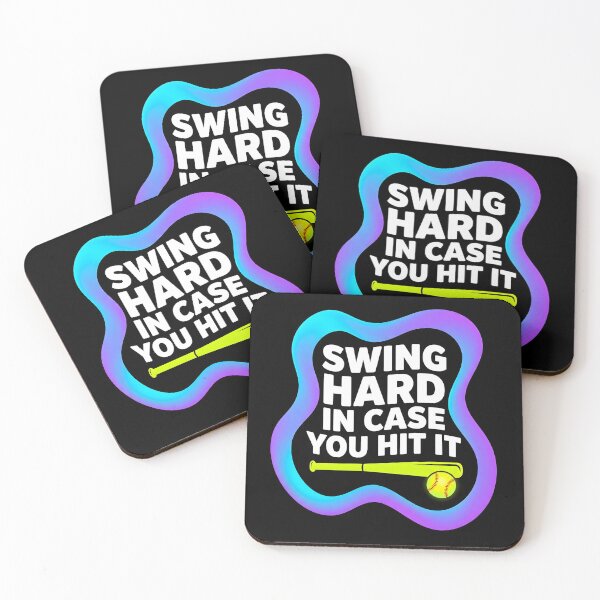 Item preview, Swing hard in case you hit it | Softball designed and sold by SocialStaticz.