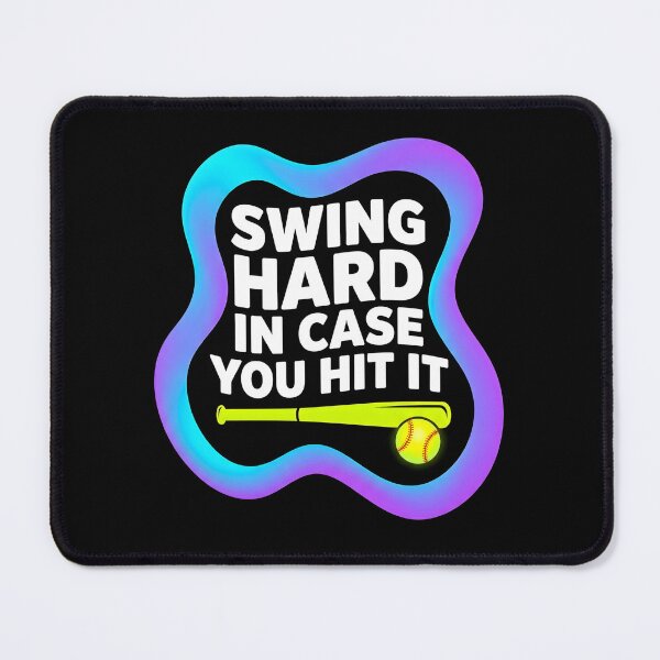 Item preview, Swing hard in case you hit it | Softball designed and sold by SocialStaticz.