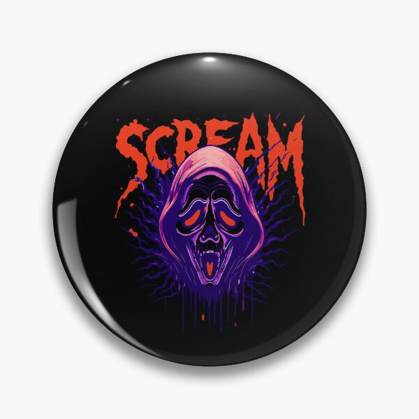 Item preview, Neon Scream Mask Horror Graffiti Style – Dark Skull Street Art designed and sold by THE-DAILY-DRIPS.
