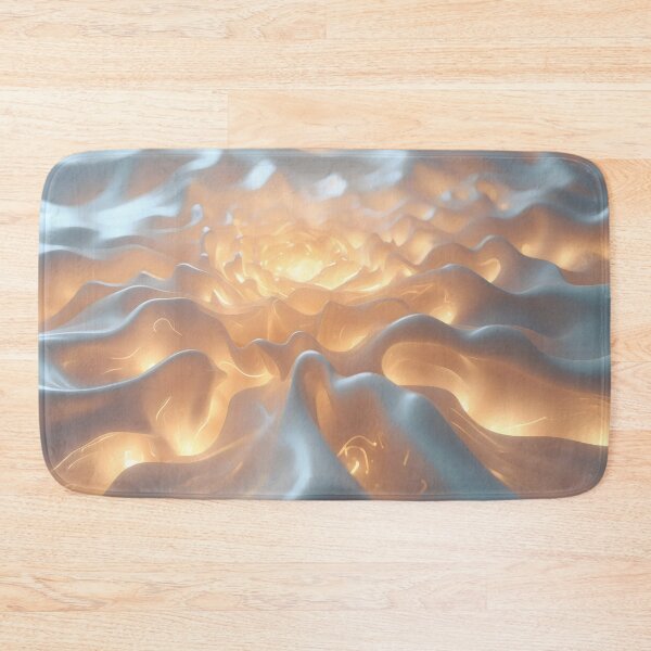 Item preview, Heart of Summer – Glowing Abstract Gold & Blue Art designed and sold by LaLi-Designs.