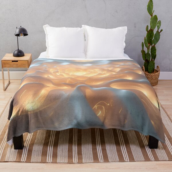 Item preview, Heart of Summer – Glowing Abstract Gold & Blue Art designed and sold by LaLi-Designs.
