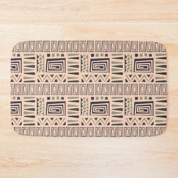 Item preview, Cute Tiki Textile - Ethnic Polynesian Tribal  - Baptism Gifts designed and sold by RoyalStarsPatts.