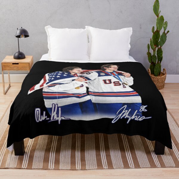 Item preview, Jack Hughes USA Hockey - Jack & Quinn Hughes designed and sold by CLOUDYMOODS.