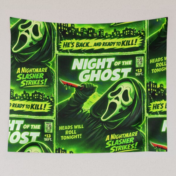 Item preview, GHOSTFACE NIGHT OF THE GHOST COVER DESIGN ALEX SCOTT HALLOWEEN designed and sold by Campbell0395.
