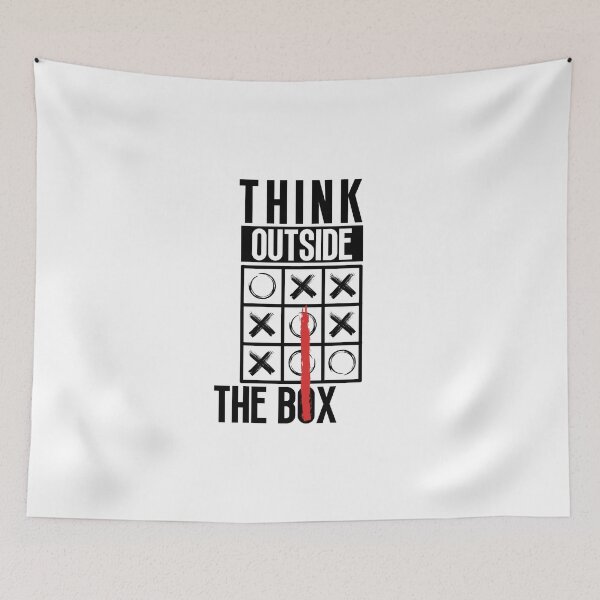 Item preview, Think Outside of the Box designed and sold by Dondonmart.