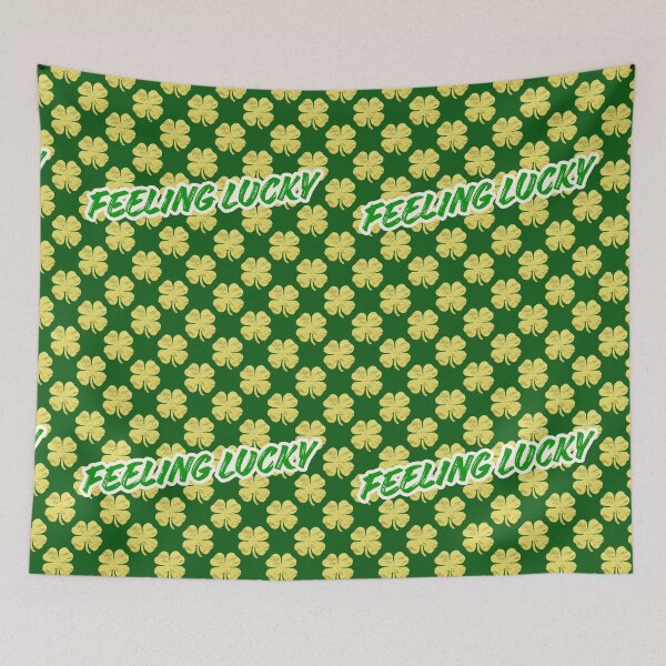 Item preview, Golden Shamrocks - Feeling Lucky Seamless Pattern designed and sold by All About DigiCraft by Fedelina.