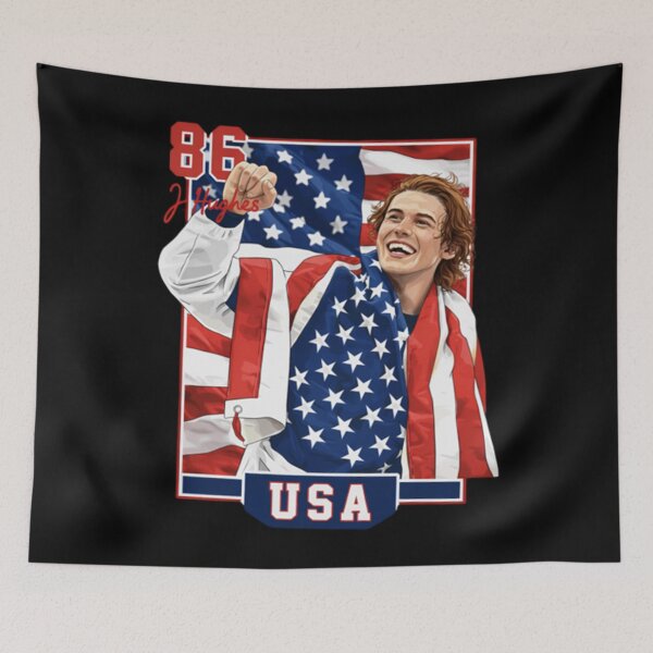 Artikelvorschau, Jack Hughes USA Hockey entworfen und verkauft von CATTYHOLA.