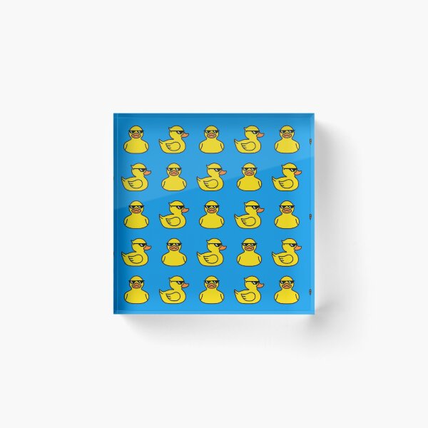 Item preview, Cool Duck with Sunglasses — Funny Aesthetic Meme Duck designed and sold by BubblePieces.