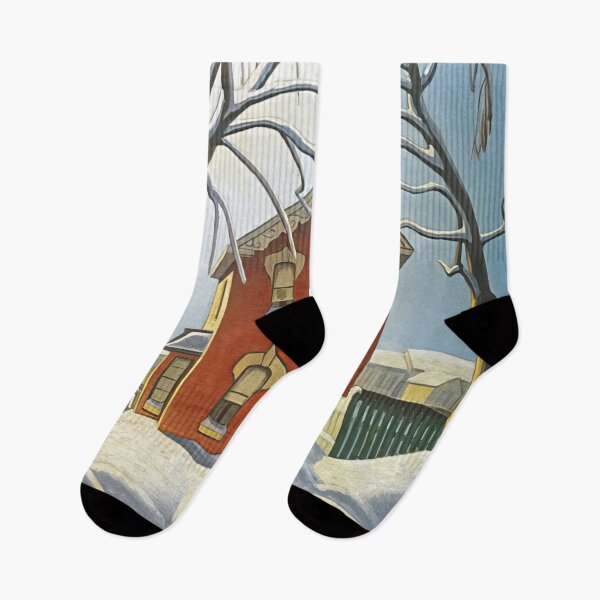 Item preview, red house 1925 by lawren harris   - Lawren Harris  designed and sold by nebelimr.