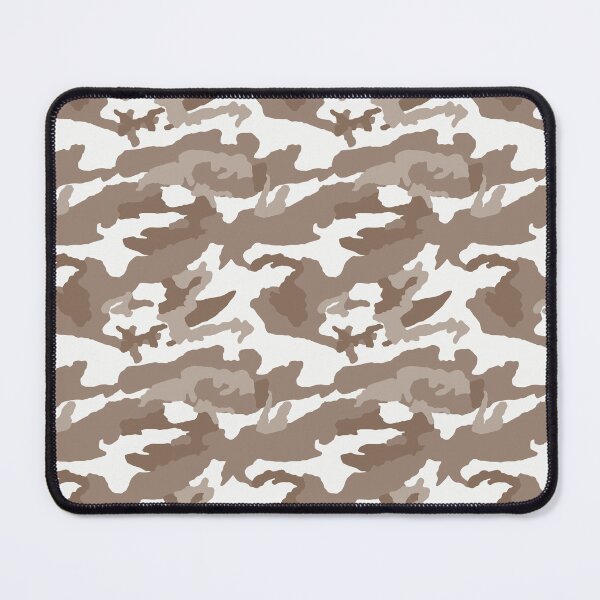 Item preview, White And Mocha Camo Pattern Seamless designed and sold by pattern-archive.