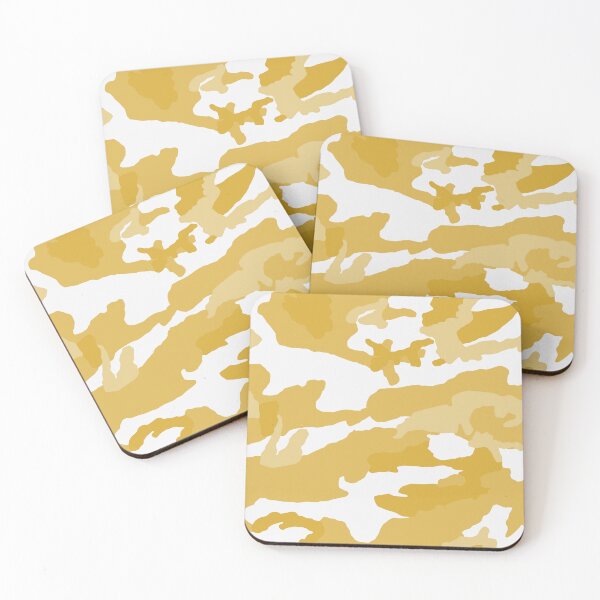 Item preview, White And Mustard Camo Pattern Seamless designed and sold by pattern-archive.