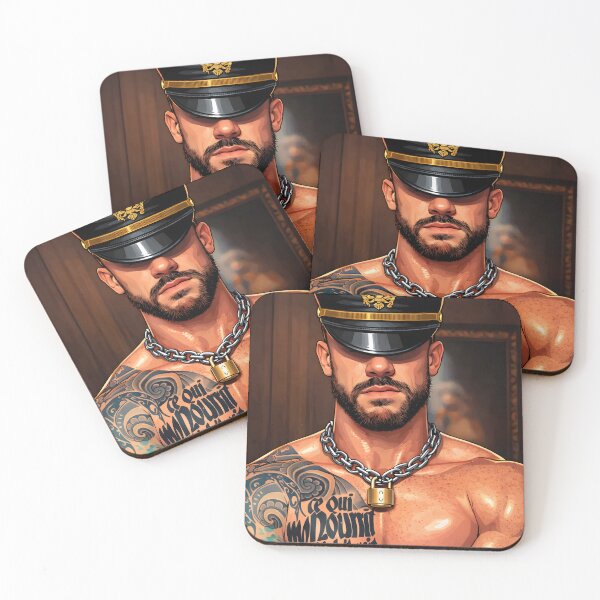 Item preview, Tattooed Leather Man designed and sold by Leatherandsmoke.