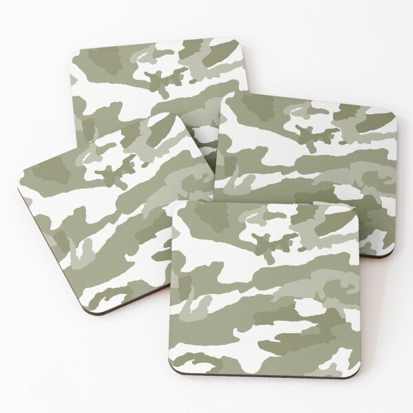 Item preview, White And Olive Camo Pattern Seamless designed and sold by pattern-archive.