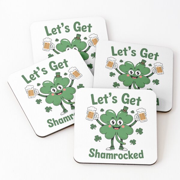 Item preview, Let’s Get Shamrocked – St. Patrick’s Day Clover Design designed and sold by Saxon Designs.