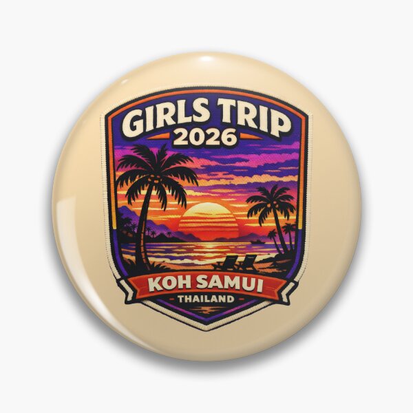 Item preview, Girls Trip 2026 Koh Samui Travel Tropical designed and sold by SplashTastic.