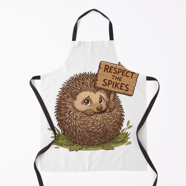 Item preview, Respect The Spikes Personal Boundaries European Hedgehog designed and sold by Petzzz.