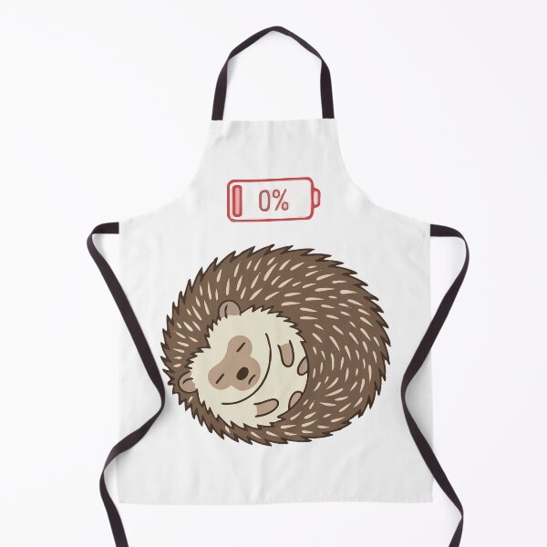 Item preview, Social Battery Empty Introvert European Hedgehog designed and sold by Petzzz.