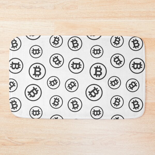 Item preview, Bitcoin Genesis — Minimalist Black and White Crypto Art designed and sold by BubblePieces.