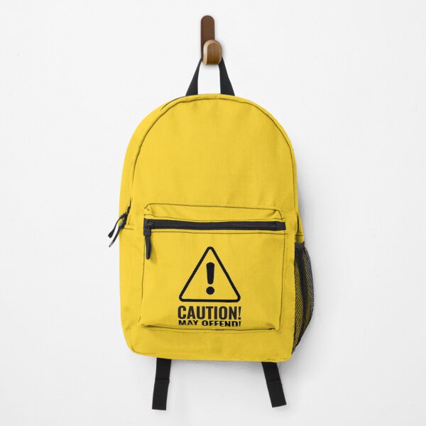 Item preview, CAUTION MAY OFFEND warning sign designed and sold by CEastwoodPhotos.