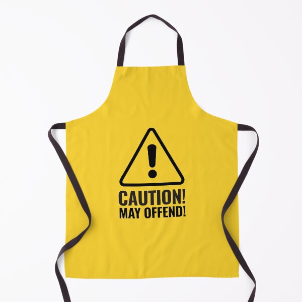 Item preview, CAUTION MAY OFFEND warning sign designed and sold by CEastwoodPhotos.