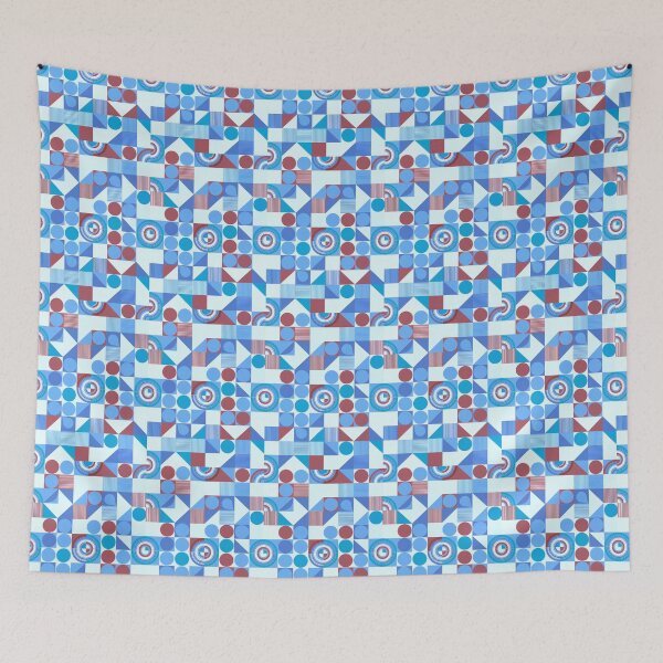 Item preview, Retro Grid – Colorful Geometric Pattern designed and sold by tviyluv.
