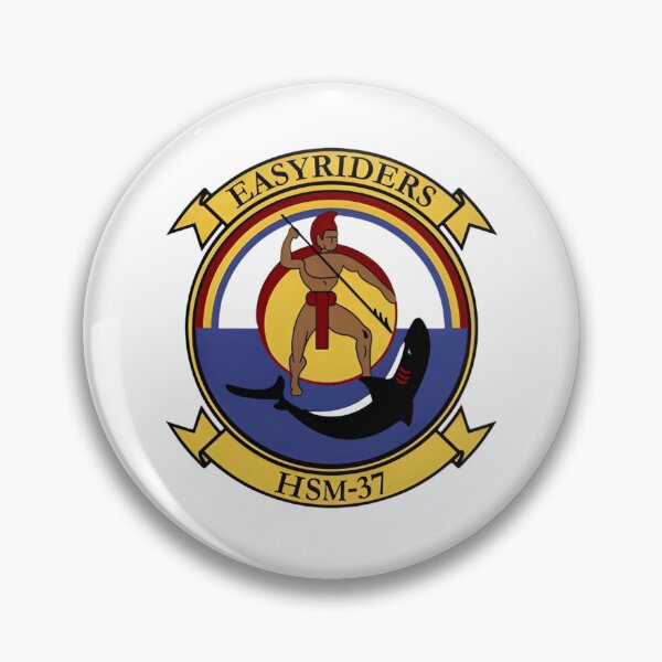Item preview, Official Patch of the US Navy HSM-37 "Easyriders" Squadron designed and sold by CharlieDesings.