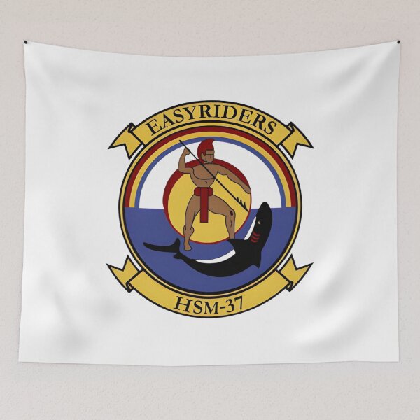 Item preview, Official Patch of the US Navy HSM-37 "Easyriders" Squadron designed and sold by CharlieDesings.