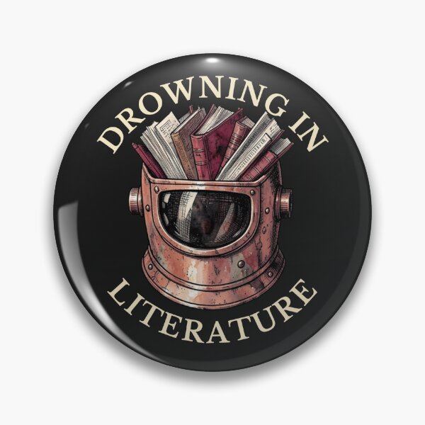 Item preview, Drowning In Literature Books | Booktok Dark Academia designed and sold by VENOHA.